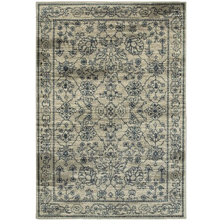 Oriental Weavers 2 ft. 3 in. x 7 ft. 6 in. Linden Traditional Area Rug, Beige L7804C068230ST